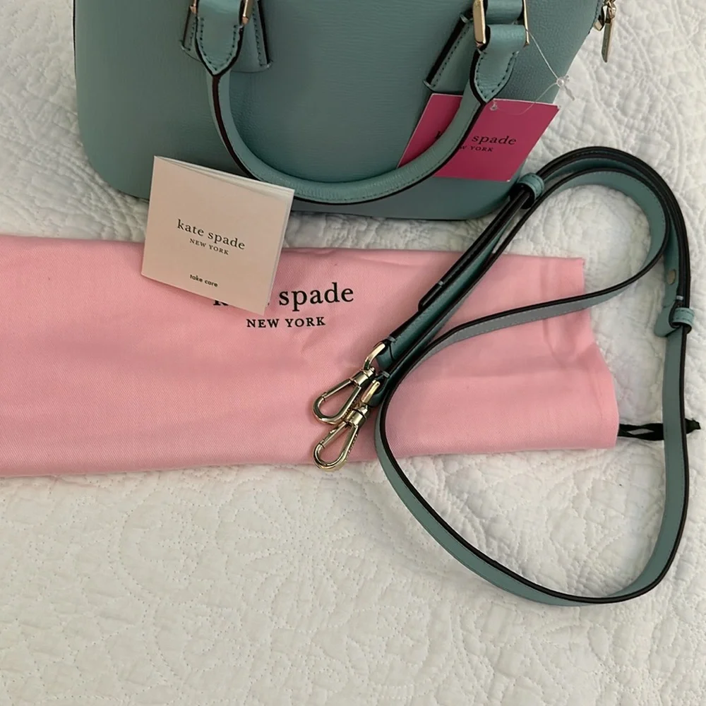 Kate Spade Sylvia Medium Dome Satchel Blue under
